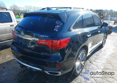 2017 Acura Mdx Technology Package z USA, uszkodzony, nr VIN 5FRYD4H53HB000701